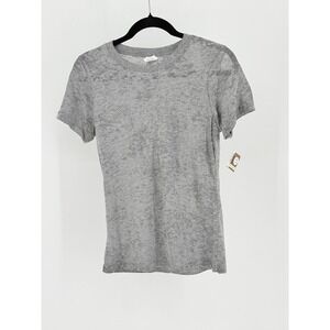 Chip Pepper Mens Burnout Tee New S Gray Heathered Fitted T-Shirt Summer Beach